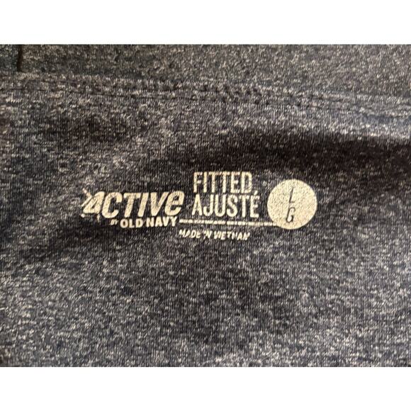 Old Navy Active Size L Fitted Compression Gray Capri Cropped Athletic Leggings - Picture 3 of 6